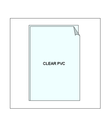 Clear PVC Sleeve - for Ticket Frames - Shop Basics