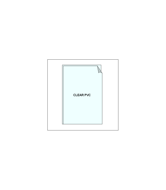 Clear PVC Sleeve - for Ticket Frames - Shop Basics