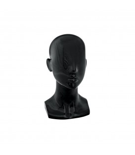 Fibreglass Head - Female BLACK
